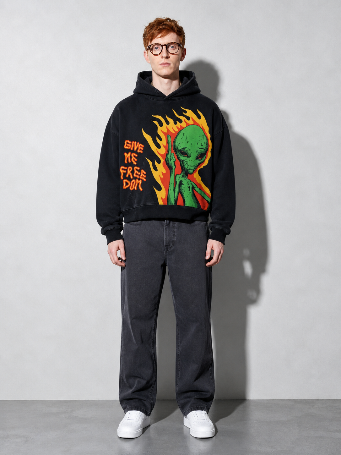 Paloma - Alien Flame Graphic Hoodie