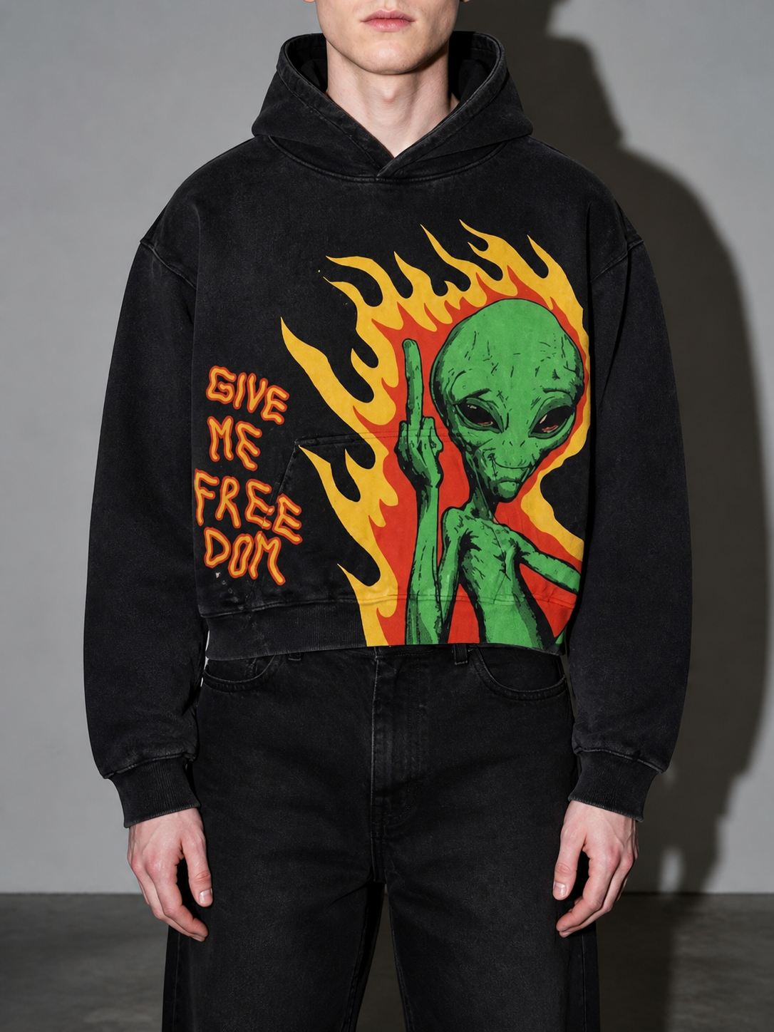 Paloma - Alien Flame Graphic Hoodie