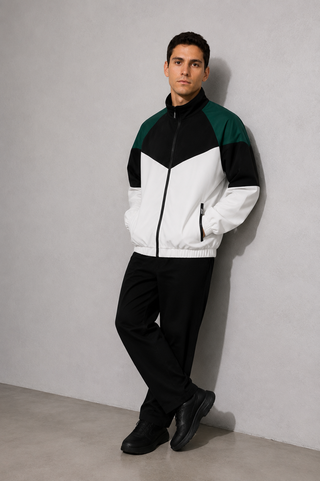 Sophie - Colour-Block Sports Jacket