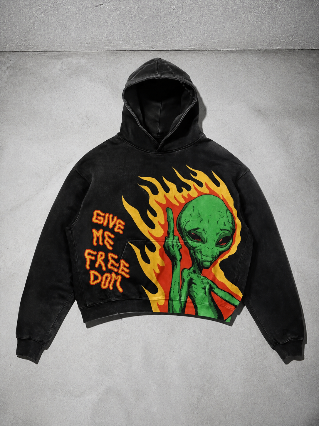 Paloma - Alien Flame Graphic Hoodie