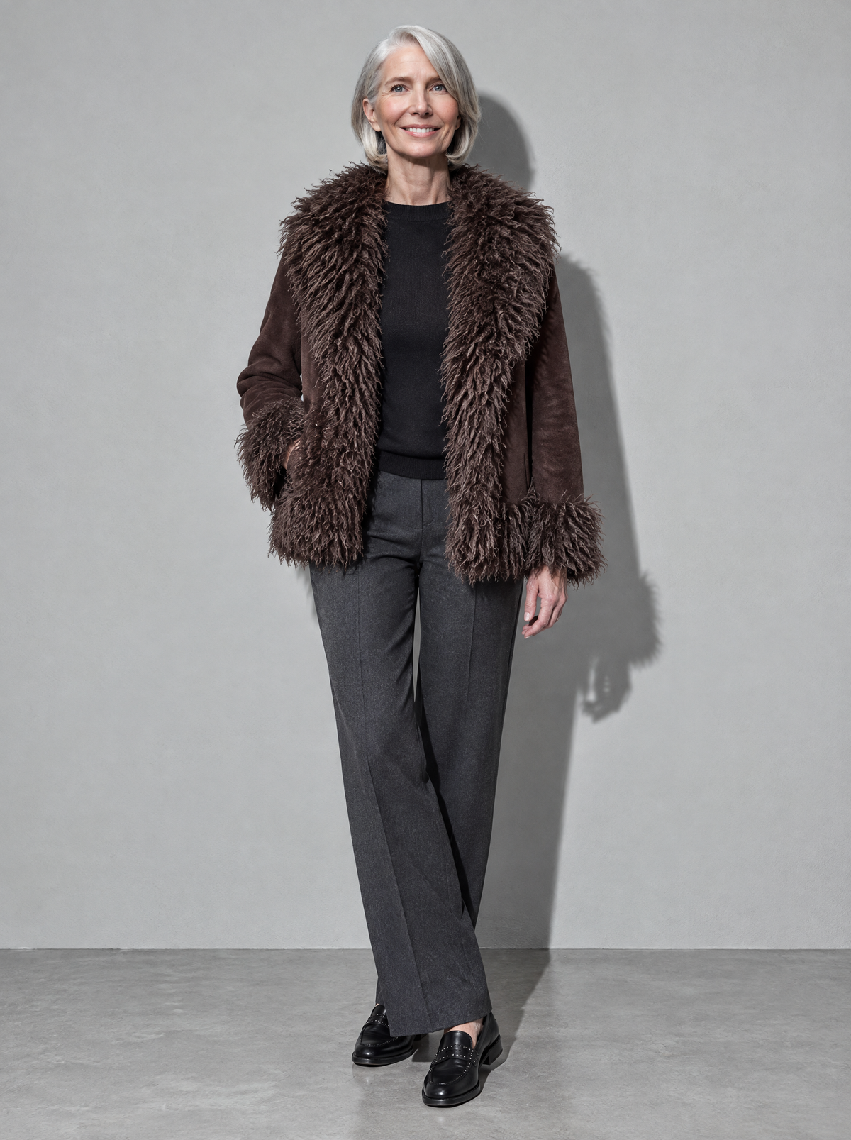 Sophia - Plush Faux Fur Coat