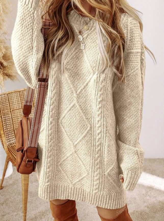 Ida - Cable Knit Dress