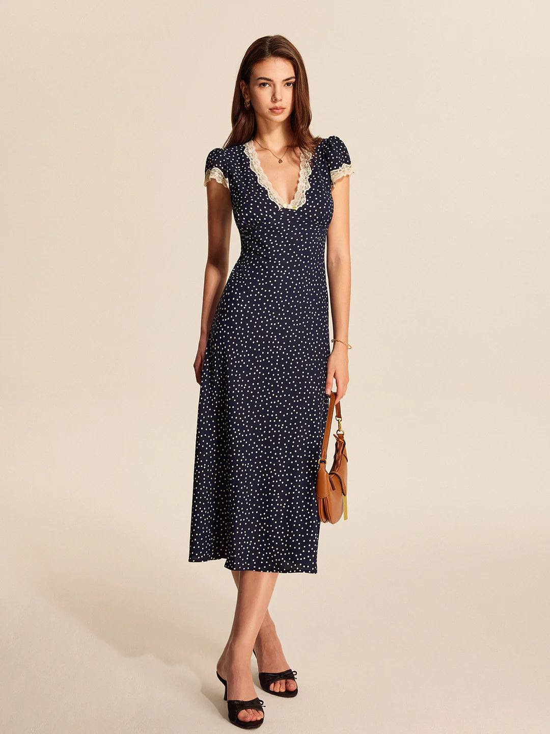 Juliet - Polka Dot Midi Dress