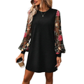 Vivienne - Ribbed Cuff Mini Dress