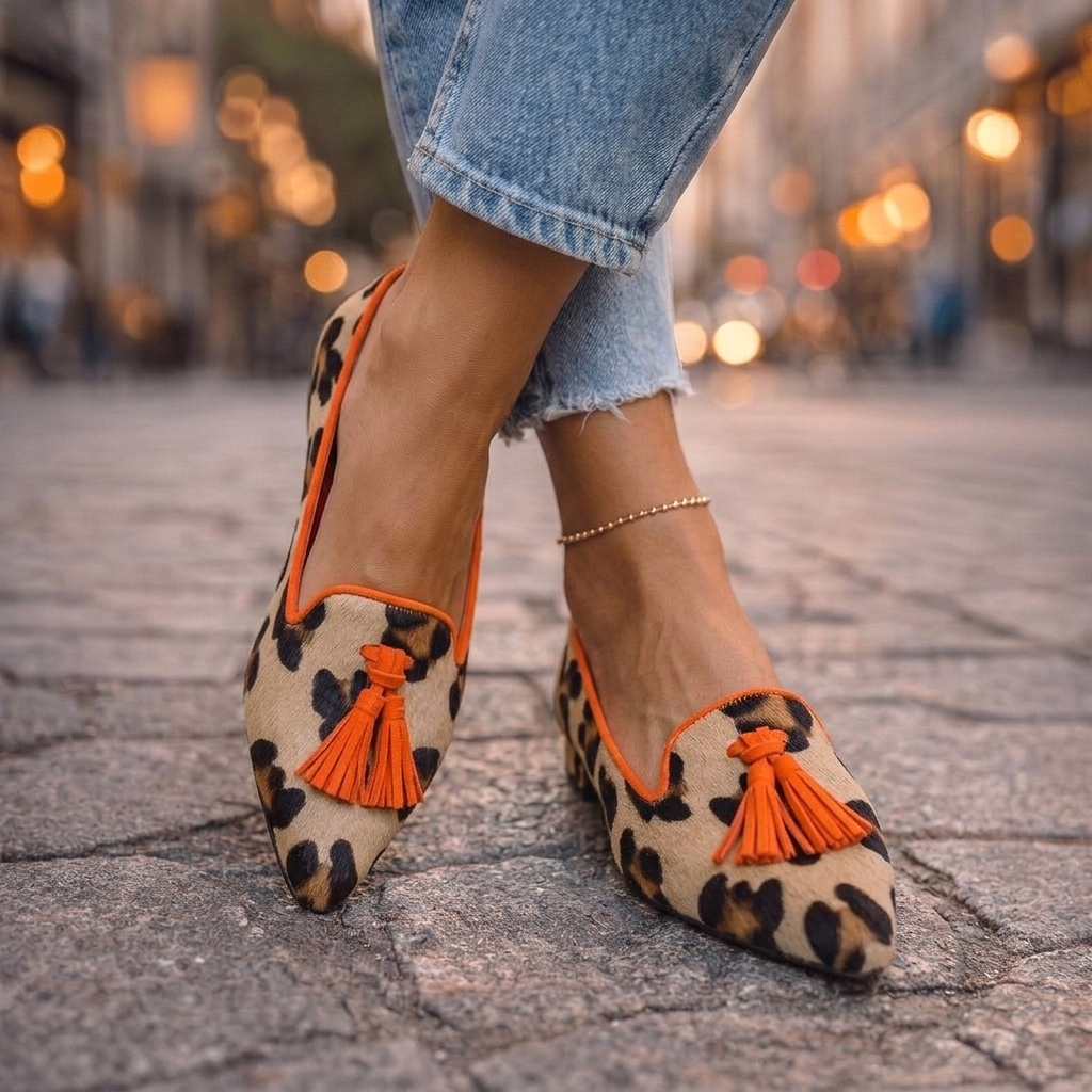 Teodora - Pointed Slip-On Flats