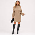 Matilda - Knitted Cold Shoulder Dress