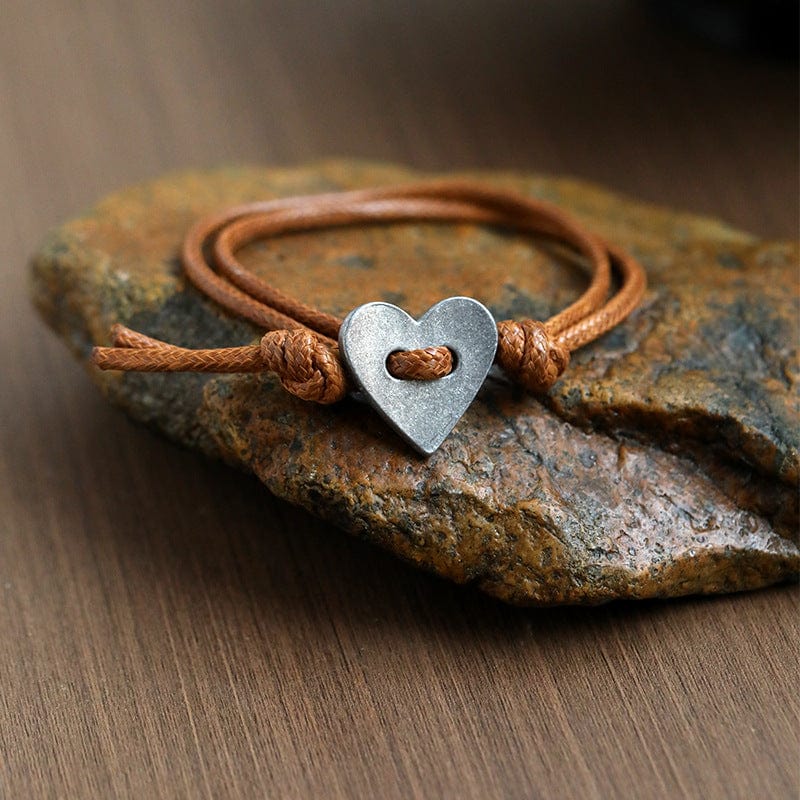 Women's Adjustable Heart Bracelet