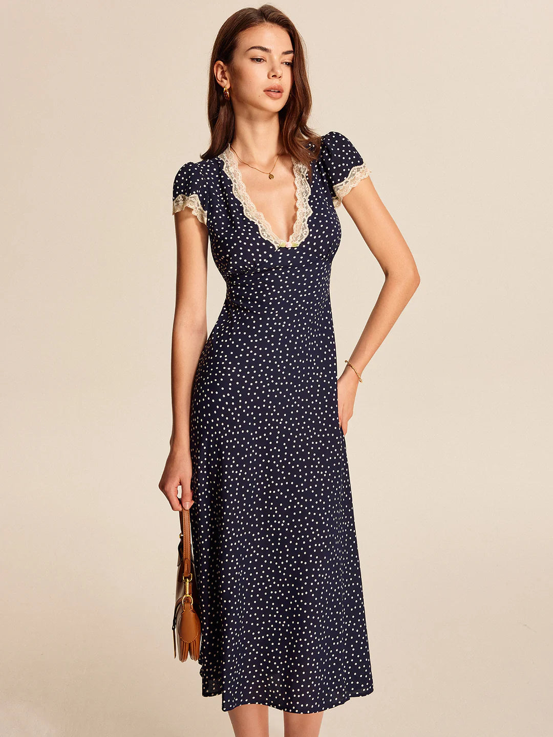 Juliet - Polka Dot Midi Dress