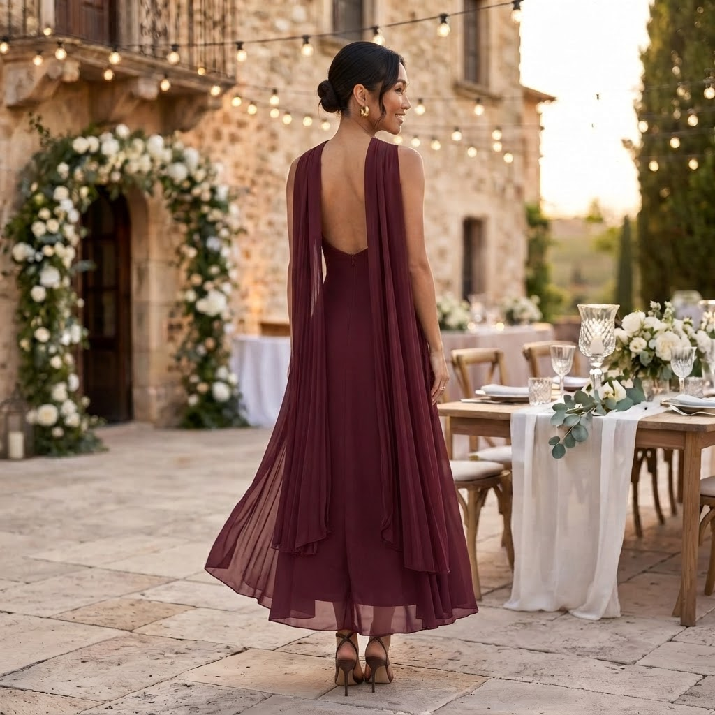 Eliza - Waist Bow Maxi Dress