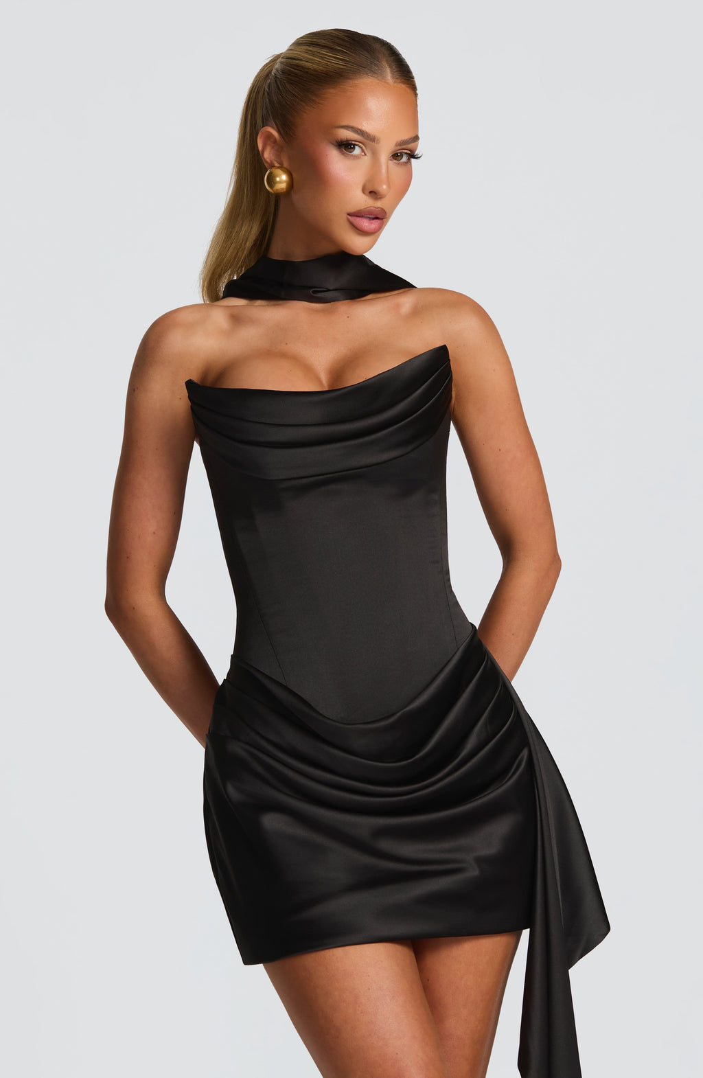 Celine - Strapless Mini Dress