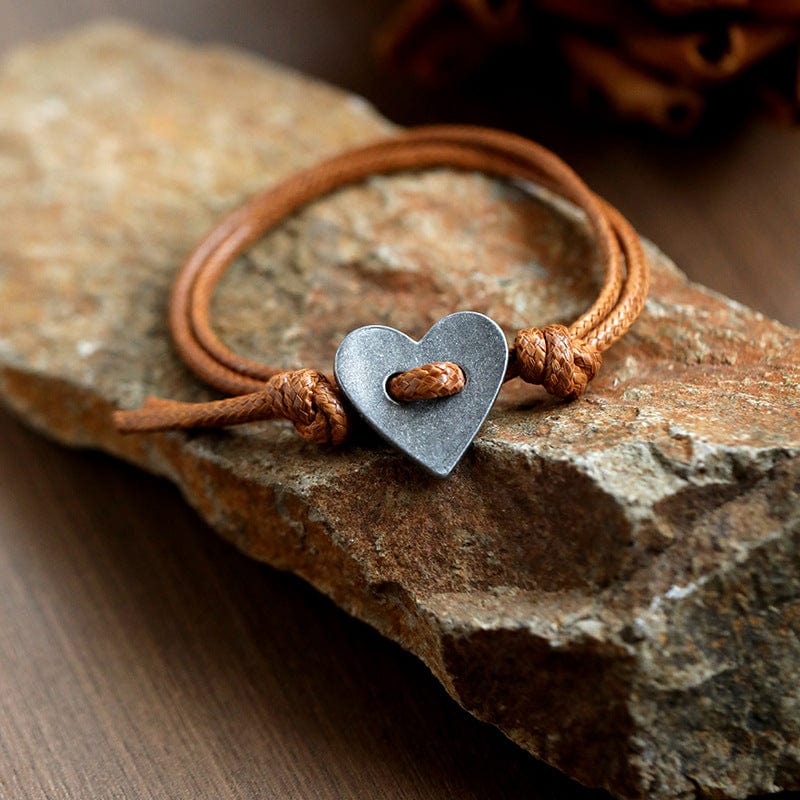 Women's Adjustable Heart Bracelet