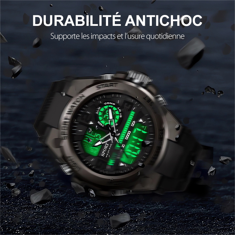 Men's Sports Watch with Luminous Display
