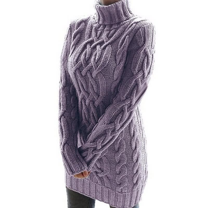 Esme - Roll Neck Knit Dress