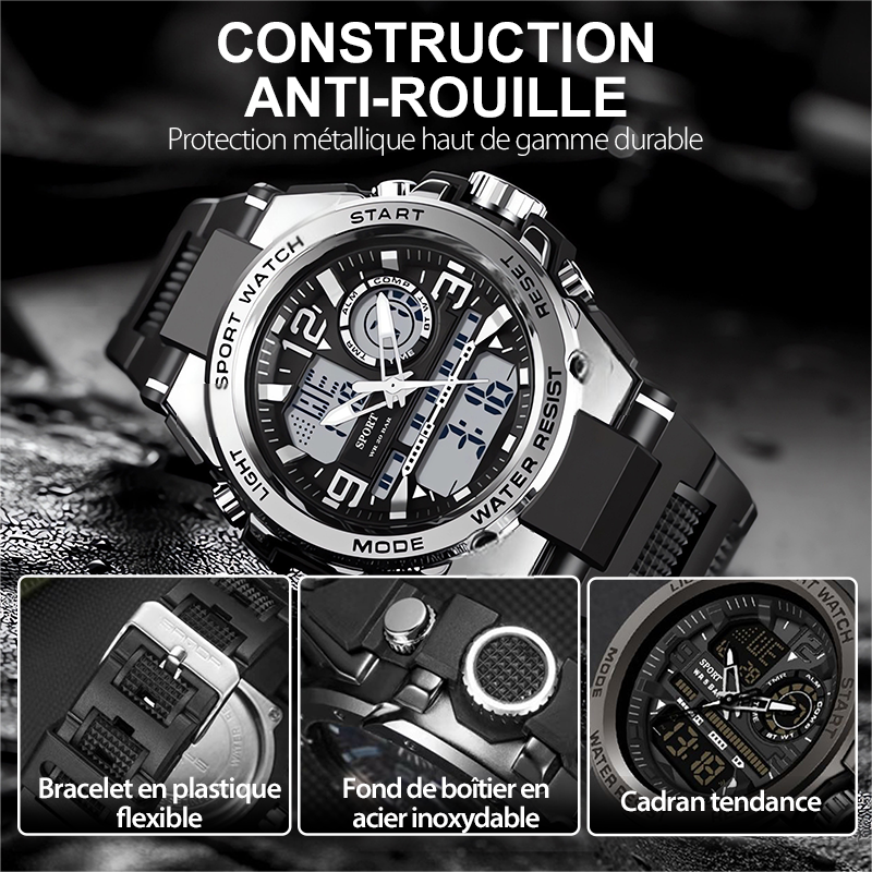 Men's Sports Watch with Luminous Display