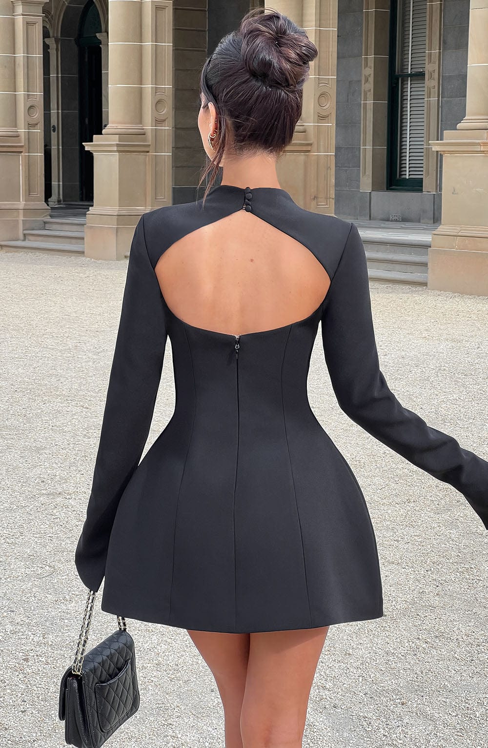 Adriana - High Neck Mini Dress