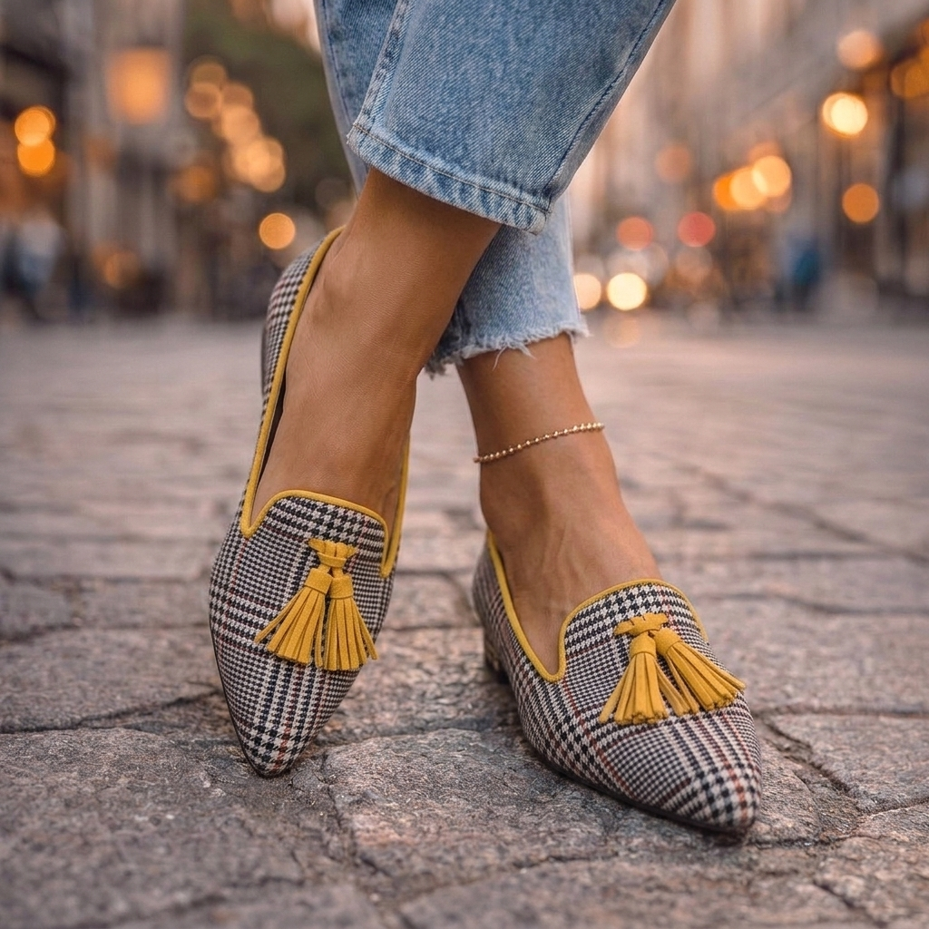 Teodora - Pointed Slip-On Flats