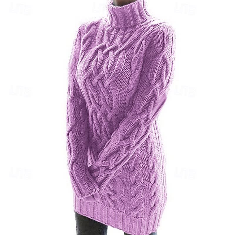 Esme - Roll Neck Knit Dress