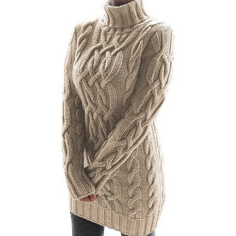 Esme - Roll Neck Knit Dress