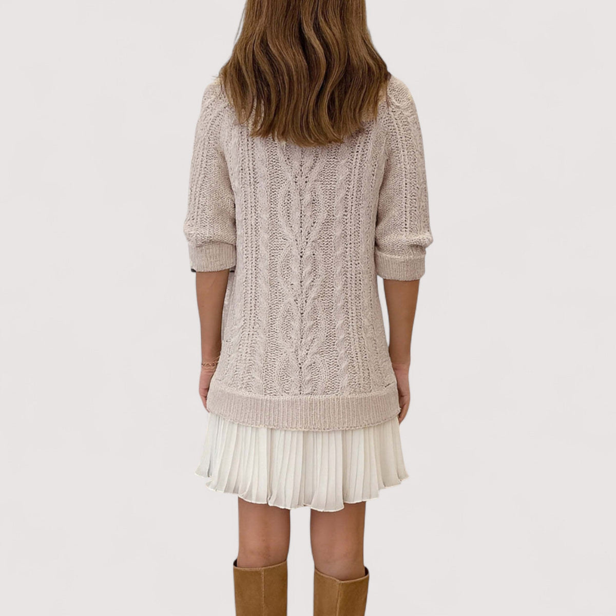 Greta - Cable Knit Dress