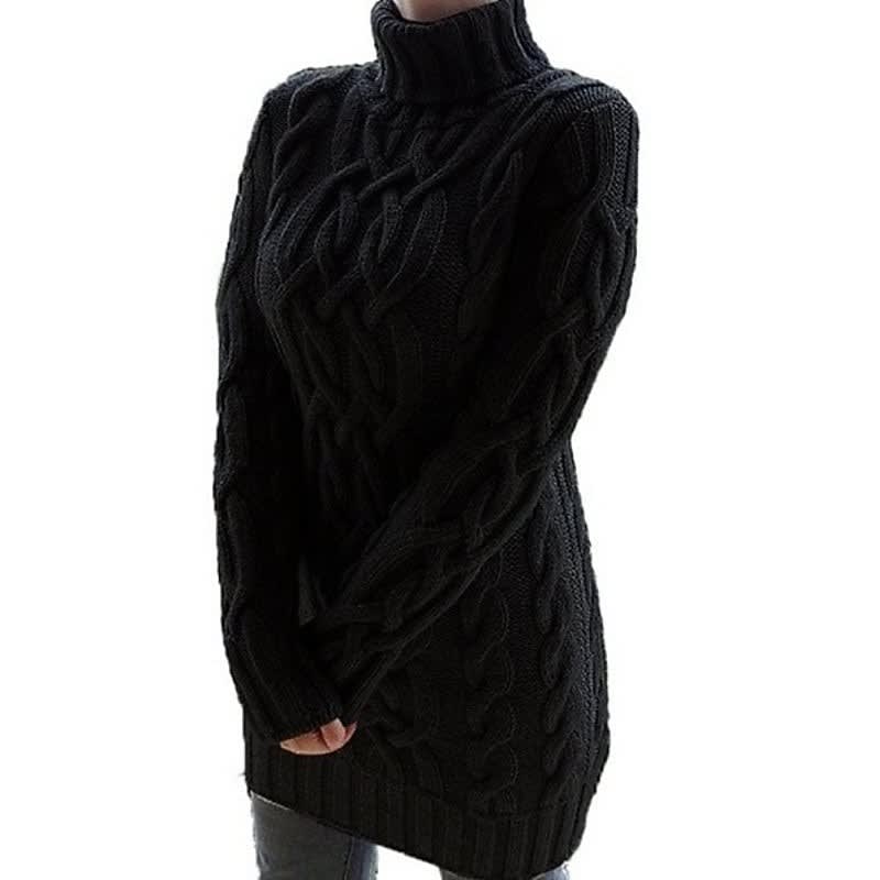 Esme - Roll Neck Knit Dress