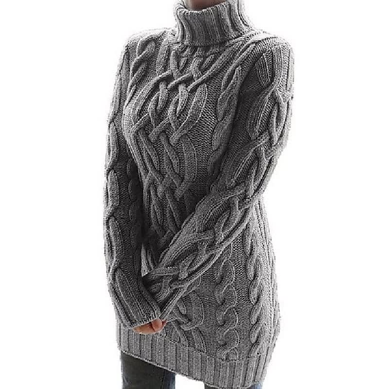 Esme - Roll Neck Knit Dress