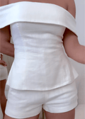 Women's Two-Piece Clothing Set with Cropped Top and Pants