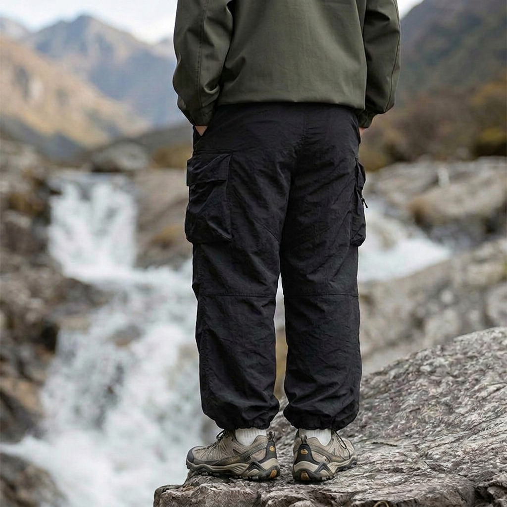 Unisex Waterproof Cargo Pants with Loose Fit