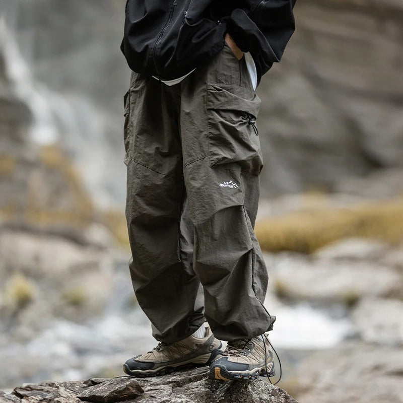 Unisex Waterproof Cargo Pants with Loose Fit