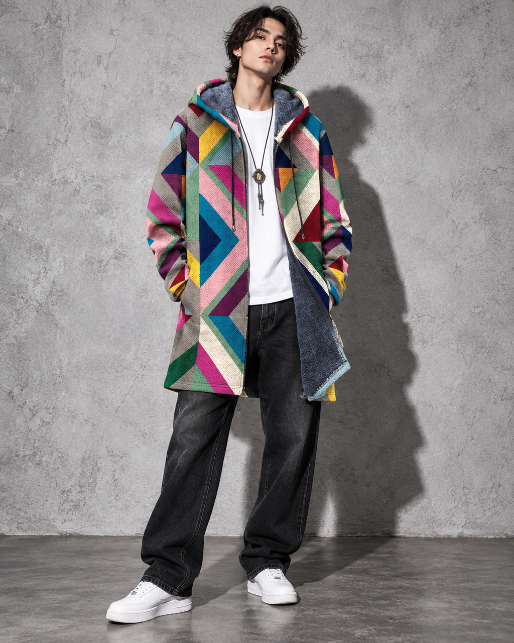 Bruce - Hooded Zip Cardigan