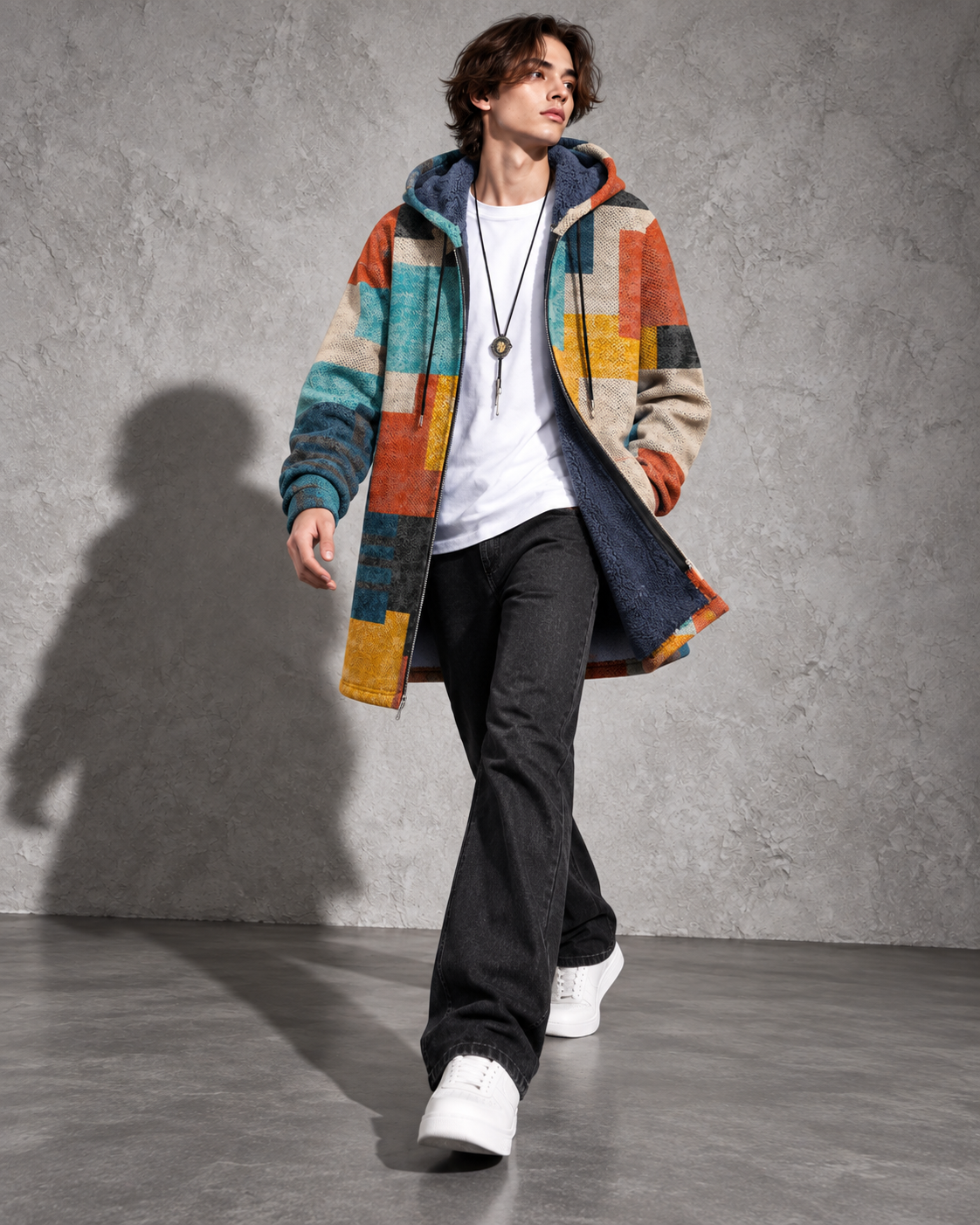 Bruce - Hooded Zip Cardigan
