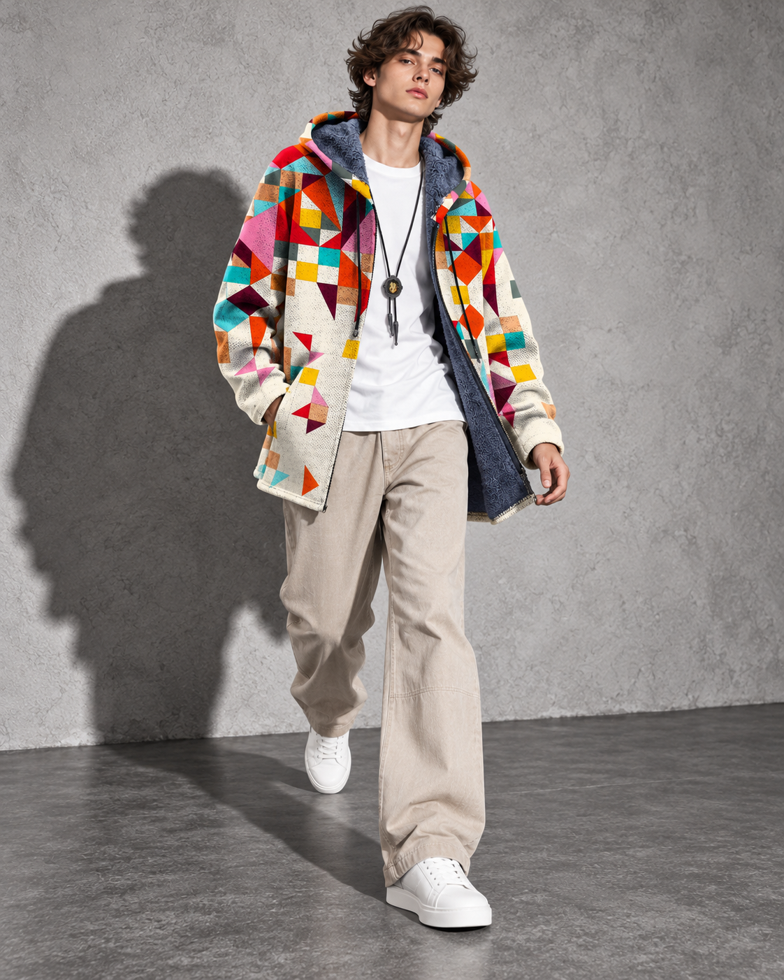 Bruce - Hooded Zip Cardigan