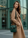 Women's Crossbody Bag with Adjustable Strap and Flap Closure