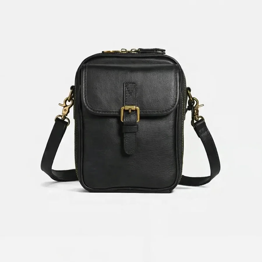 Women's Crossbody Bag with Adjustable Strap and Flap Closure