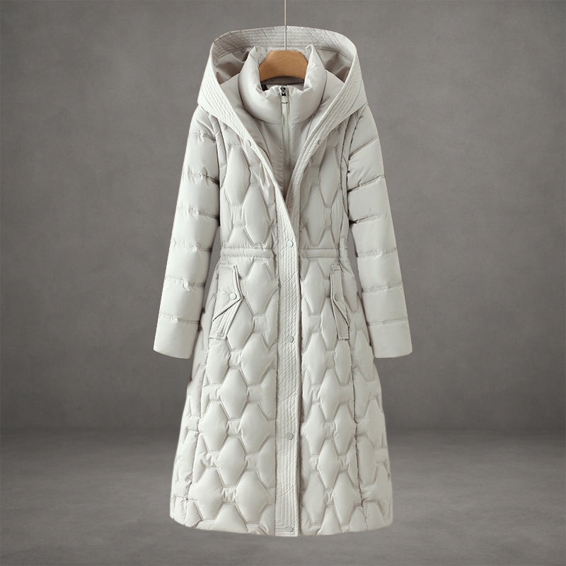 Women's Longline Hooded Down Coat