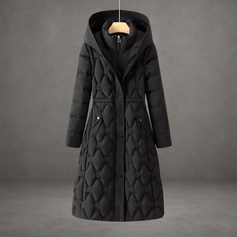 Women's Longline Hooded Down Coat