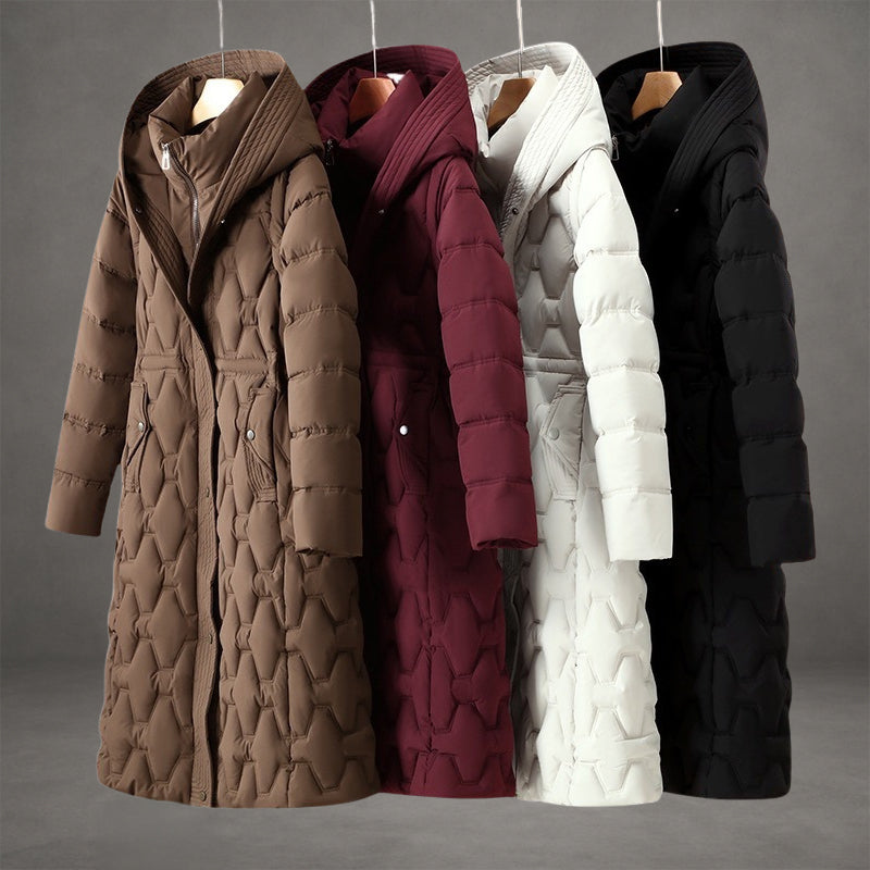 Women's Longline Hooded Down Coat