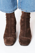 Women's Boots with Square Toe and Block Heel
