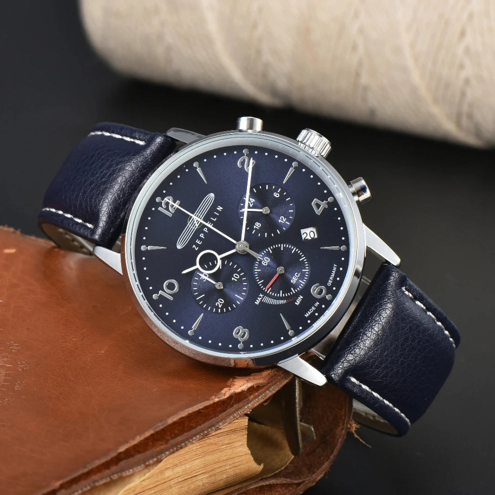 Men's Classic Timer Watch with Date Display