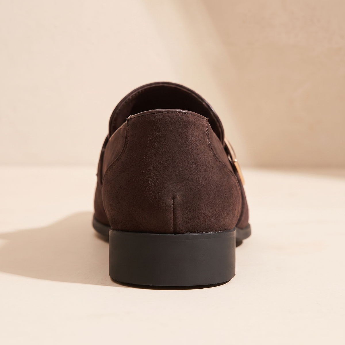 Men's Slip-On Leather Loafers with Soft Lining and Light Sole