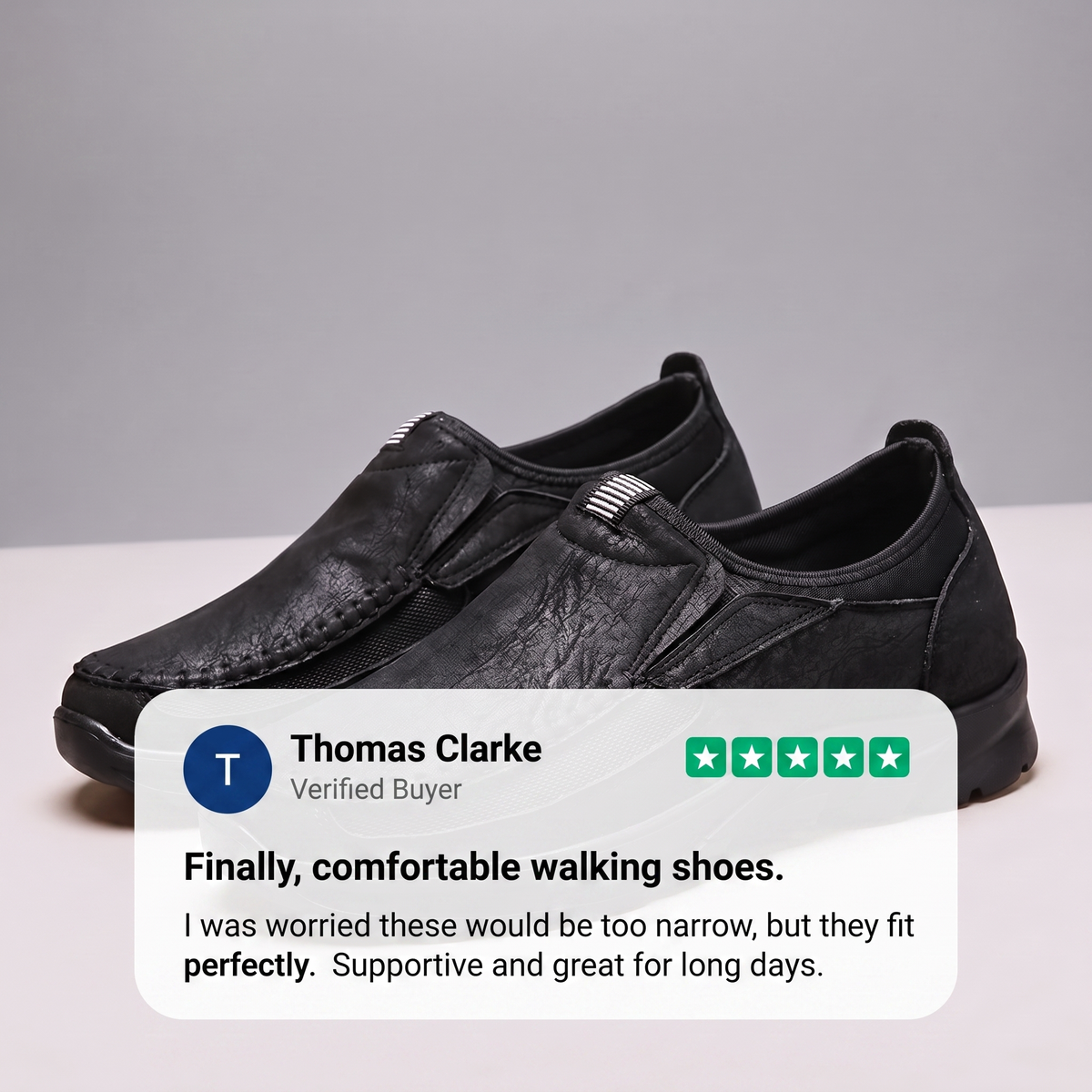 Men's Comfort Slip-On Shoes with Cushioned Insole and Breathable Mesh