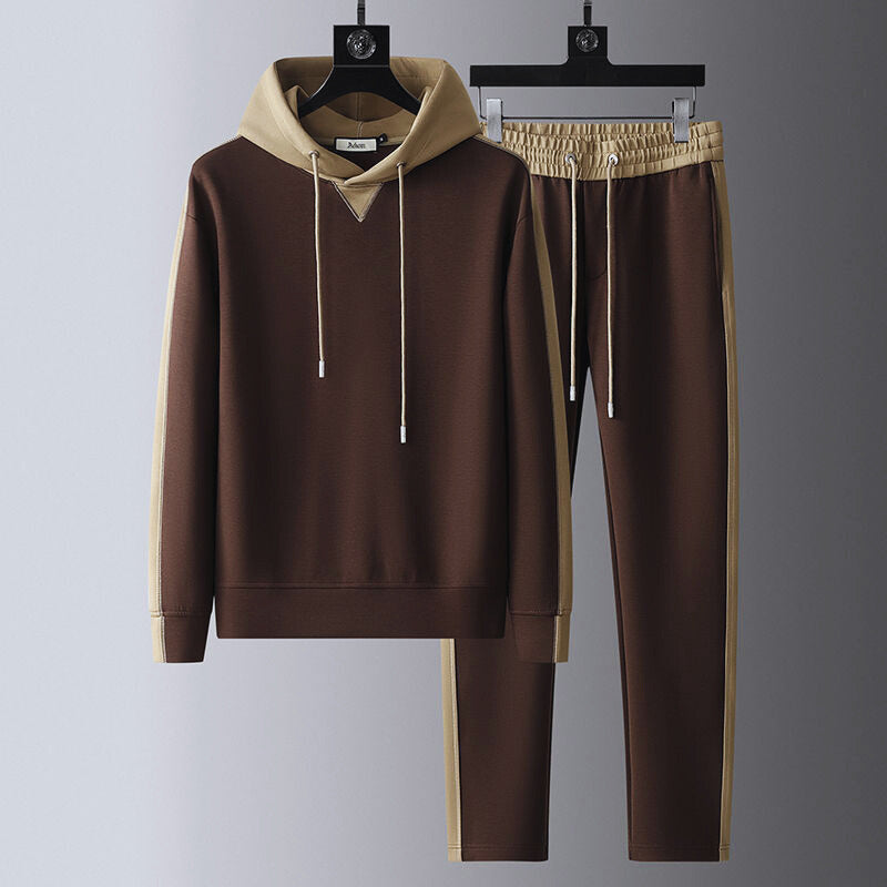 Men's Two-Piece Clothing Set in Lightweight Cotton Blend