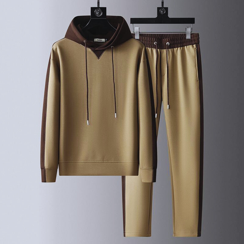 Men's Two-Piece Clothing Set in Lightweight Cotton Blend