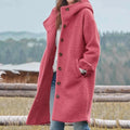 Women's Winter Coat with Insulated Lining and Raised Collar